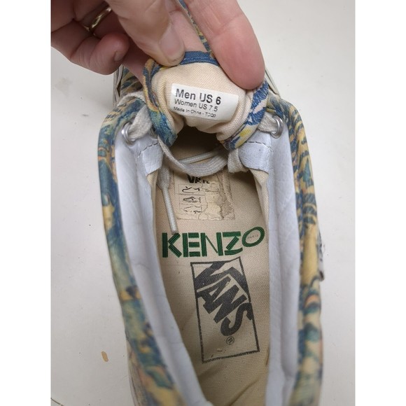 VANS‎ x KENZO Collab Flying Tiger Sneaker Shoe US Men 6 Women 7.5 VTG main image 4